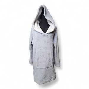 Wizarding World Harry Potter Hogwarts Hooded Plush/Fleece Lounger Sleepwear XL